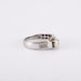 Bague 52 / Blanc/Gris / Or 750 Solitaire - Diamant de 0.30 carat 58 Facettes 220464R