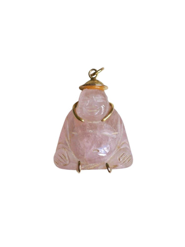 Pendentif Pendentif Bouddha quartz rose 58 Facettes
