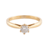 Ring 53 Solitaire Ring 0.30ct 58 Facettes DV0016-1