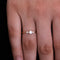 Bague 52 Bague Solitaire Diamant 0.30ct Or rose 58 Facettes DV0206-1