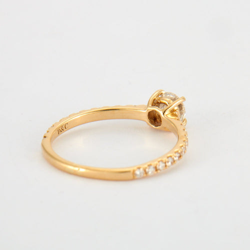 Bague 53 Bague Solitaire Diamant 0.40ct 58 Facettes DV0185-1