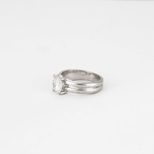 Bague 49 Bague Solitaire Diamant 1.13ct 58 Facettes DV0172-4