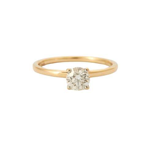 Bague 51 Bague Solitaire Diamant Or Jaune 58 Facettes DV0357-1
