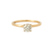 Bague 51 Bague Solitaire Diamant Or Jaune 58 Facettes DV0357-1