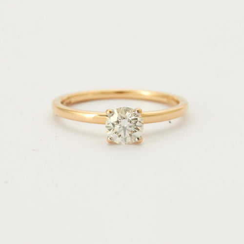 Bague 51 Bague Solitaire Diamant Or Jaune 58 Facettes DV0357-1