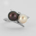 Ring 56 Toi&Moi ring in white gold, cultured pearls 58 Facettes DV0335-1