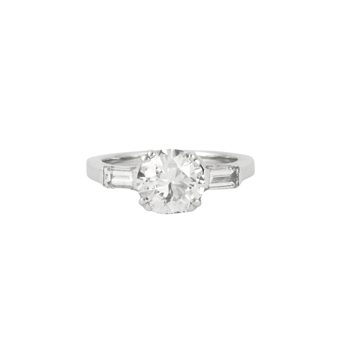 Bague 54 Bague Solitaire diamant 2.19ct 58 Facettes