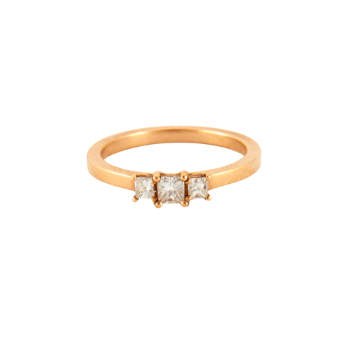 Bague Bague en Or jaune & diamants 58 Facettes