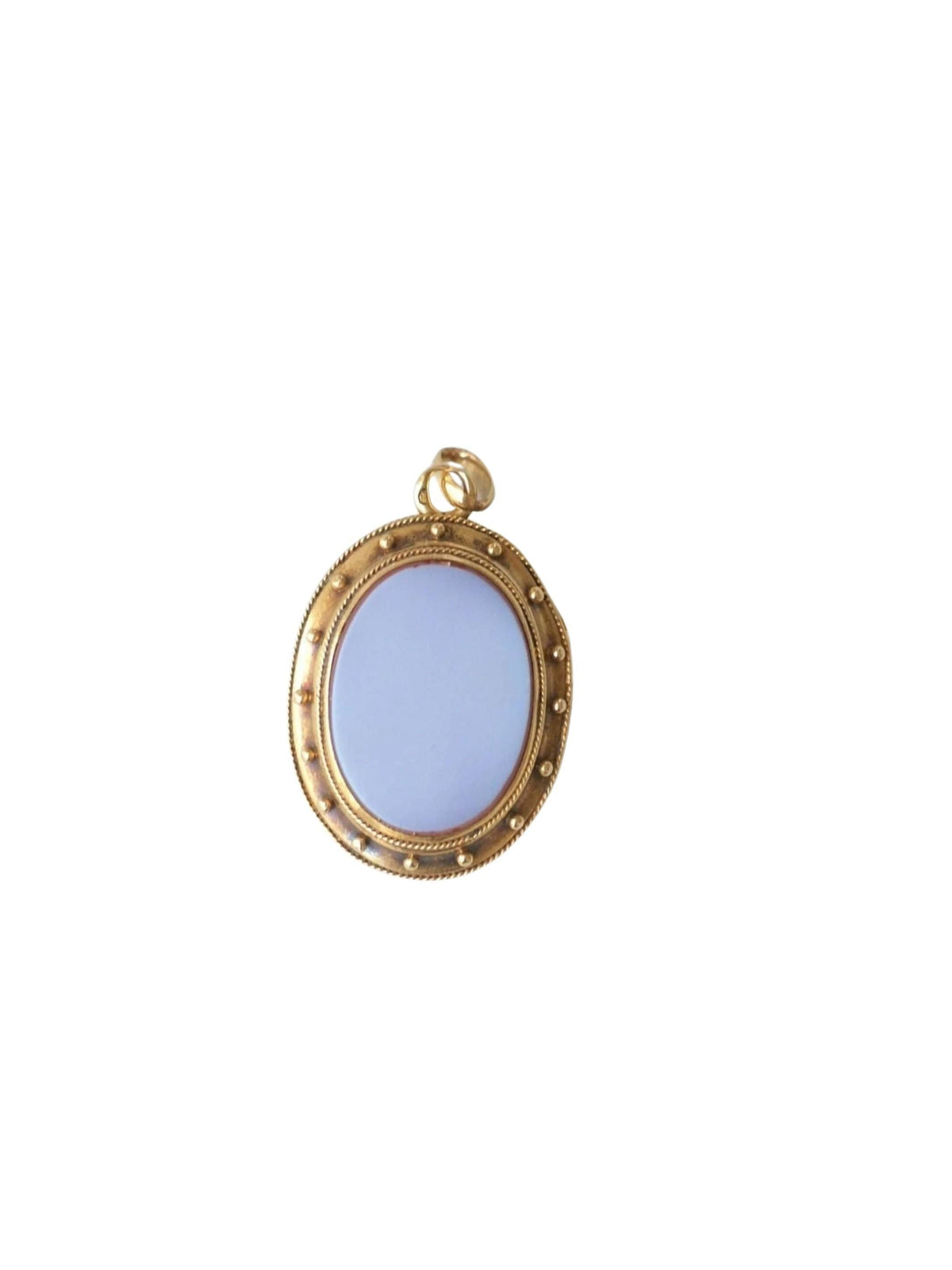 Pendentif Médaillon En Agate Antique - XIXème Siècle - Homme - Occasion