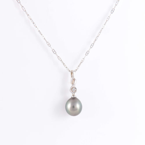 Collier Collier Pendentif Perle de Tahiti 58 Facettes JE1025