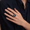 Bague 51 Bague Tourmaline bleue 58 Facettes DV0165-2