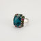 Bague 51 Bague Tourmaline bleue 58 Facettes DV0165-2