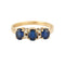 Bague 56 Bague Trilogie Saphirs Diamants 58 Facettes DV0155-2