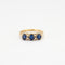 Bague 56 Bague Trilogie Saphirs Diamants 58 Facettes DV0155-2