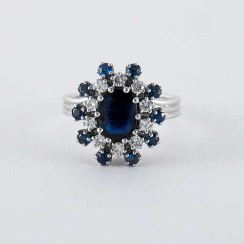 Bague 53 Bagues Diamants et Saphirs 58 Facettes DV0241-3