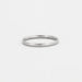 57 BOUCHERON ring - T57 platinum wedding ring 58 Facettes DV0262-6
