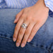 53 BOUCHERON ring - “Déchainée” ring in white gold and diamonds 58 Facettes DV0228-1