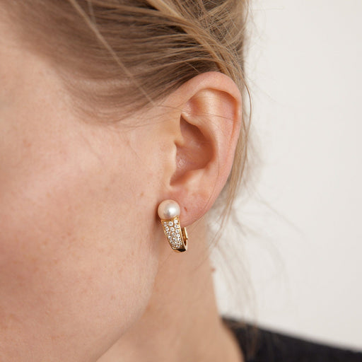 Boucles d'oreilles BOUCHERON Clips d'oreilles Perles Diamants 58 Facettes DV0117-5