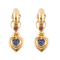 Boucles d'oreilles Boucles d'oreilles Coeur Saphirs 58 Facettes DV0013-2R