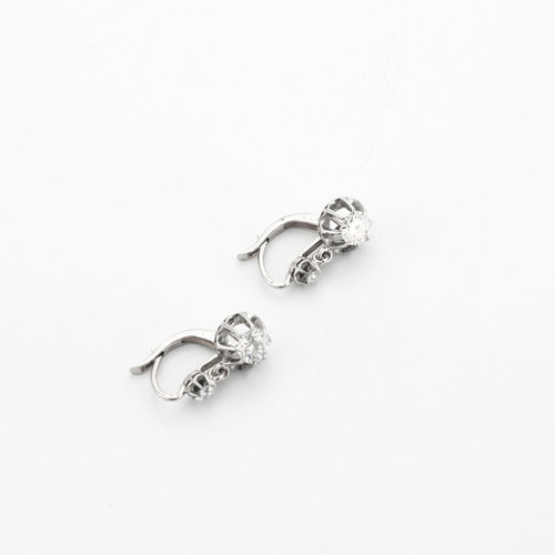 Boucles d'oreilles Boucles d'oreilles dormeuses diamants 58 Facettes DV0377-3