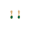Boucles d'oreilles Boucles D'oreilles Emeraudes Diamants Or Jaune 58 Facettes DV0362-1