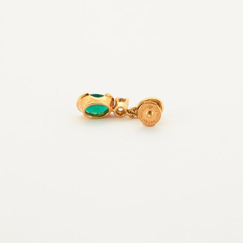Boucles d'oreilles Boucles D'oreilles Emeraudes Diamants Or Jaune 58 Facettes DV0362-1
