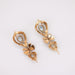 Earrings Girandoles Earrings Aquamarines Pearls 58 Facettes DV0077-2
