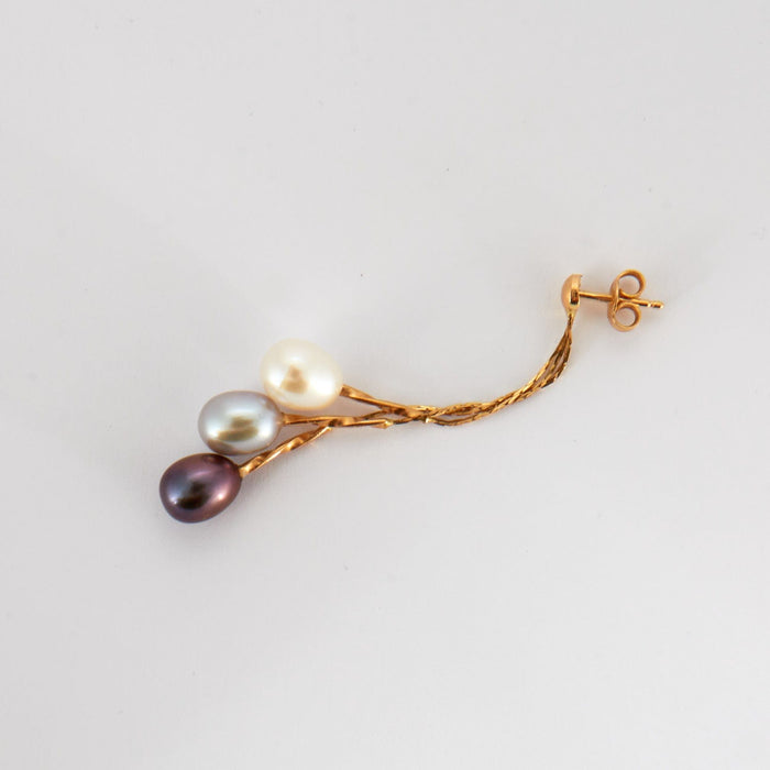 Boucles d'oreilles Boucles d'oreilles pendantes perles 58 Facettes DV0297-3