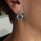 Boucles d'oreilles Boucles d'Oreilles style Art Déco, Saphirs & Diamants 58 Facettes DV0032-51