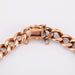 Bracelet Rose Gold and Yellow Gold Curb Chain Bracelet 58 Facettes