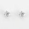 Boucles d'oreilles Boutons d'oreilles Or gris et Diamants De Beers 58 Facettes DV0262-4
