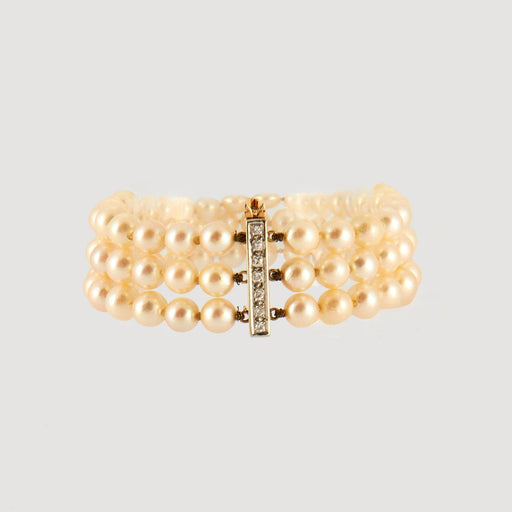 Bracelet Bracelet de Perles de Culture blanches 58 Facettes DV0226-1