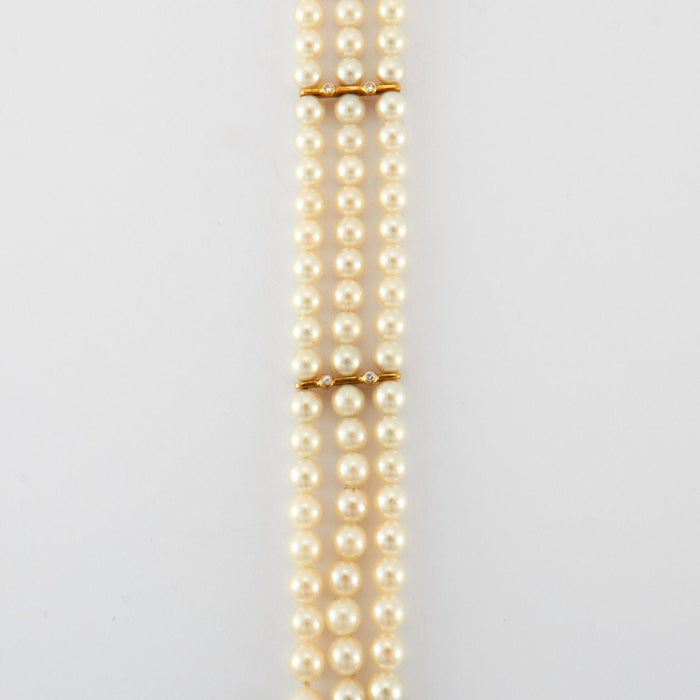 Bracelet Bracelet de perles rubis et diamants 58 Facettes DV0257-1