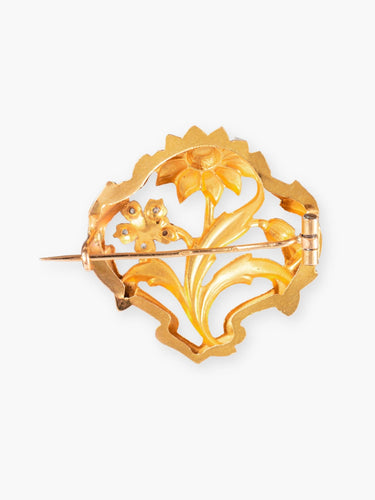 Broche Broche Fleurs 58 Facettes BO335