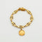 Bracelet Bracelet en or jaune, maillons ajourés et filigranés 58 Facettes DV0326-1
