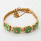 Bracelet Bracelet gourmette en Or et Jade 58 Facettes DV0249-3