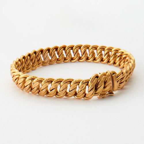 Bracelet Bracelet gourmette or jaune 58 Facettes DV0252-1