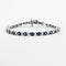 Bracelet Bracelet Ligne en Or Gris et Saphirs 58 Facettes DV0413-2