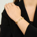 Bracelet Wrapped mesh bracelet 58 Facettes DV0178-6