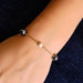 Bracelet Gold and pearl bracelet 58 Facettes DV0285-3