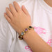 Bracelet Bracelet Yellow Gold and Fine Colored Stones 58 Facettes DV0221-3R