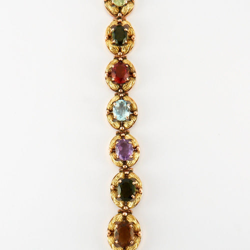 Bracelet Bracelet Or Jaune et Pierres fines de couleurs 58 Facettes DV0221-3R