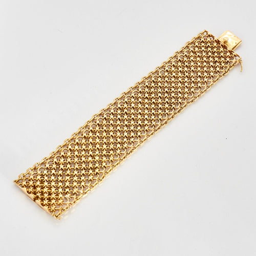 Bracelet Bracelet Ruban Or jaune 58 Facettes DV0474-1