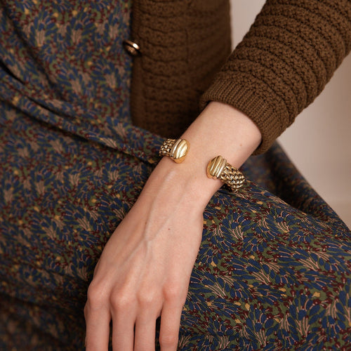 Bracelet Bracelet torque Or et Acier 58 Facettes DV0088-6