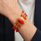 Bracelet Bracelet Trois rangs corail 58 Facettes DV0162-1