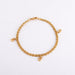 Bracelet length: 18 cm. / Yellow / 750 Gold Diamond tassel bracelet 58 Facettes 210039R