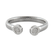 BULGARI bracelet - Open bracelet in white gold and diamonds 58 Facettes DV0227-1