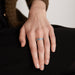 55 BULGARI ring. B ZERO - White gold ring with blue topazes 58 Facettes DV0068-1