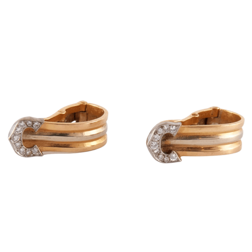 Boucles d'oreilles CARTIER - Boucles d'oreilles Double C 58 Facettes DV0021-3