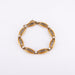 Bracelet Length: 17.7 cm / Yellow / 750‰ Gold Bracelet Late XNUMXth Century Gold, pearls and diamonds 58 Facettes 190157R